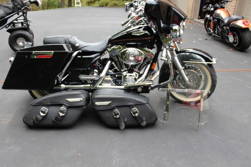 road king with hard bags